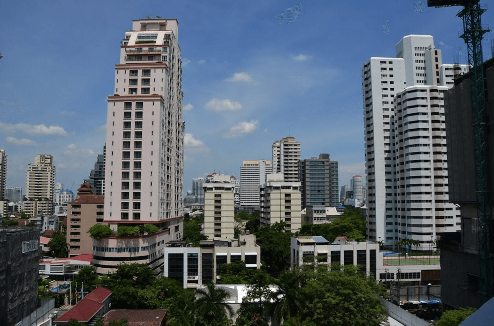 Phrom Phong neighborhood in Bangkok