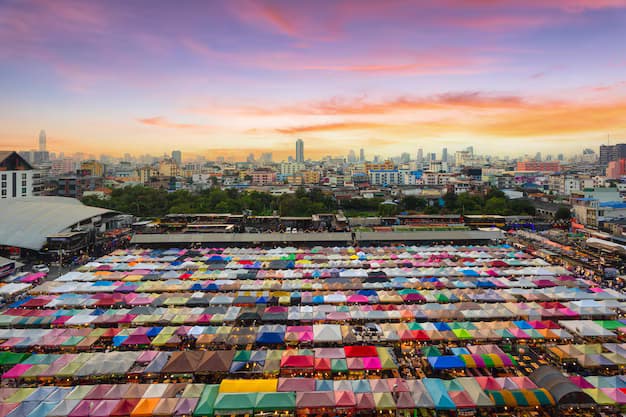 Ratchada neighborhood in Bangkok